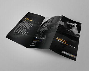 Chevrolet tri-fold brochure