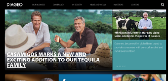 Diageo corporate website