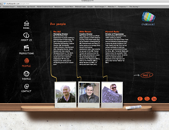 Chalkboard TV website