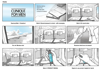 Clinique For Men: Storyboards