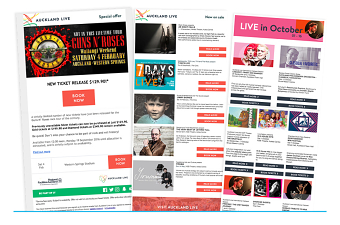 Auckland Live Email redesign