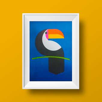 Toucan Risograph