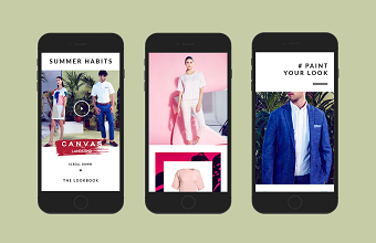 LANDS END X VOGUE Microsite