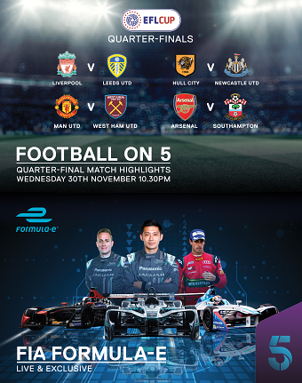 Sport on 5 newspaper print ad