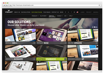 Vibrant Website Re-Design