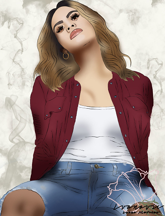 Digital Drawing and Illustrations of Dinah Jane Hansen (Singer, Fifth Harmony)