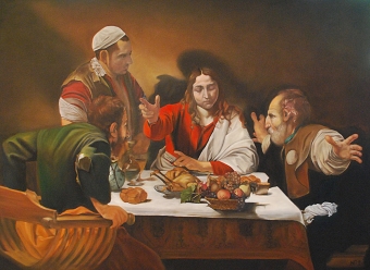 Copy of Master Painting: Caravaggio, Supper at Emmaus