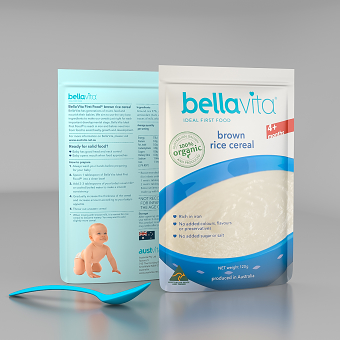 Bellavita brown rice cereal