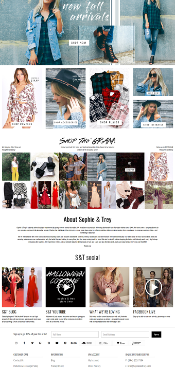 Sophie & Trey Website