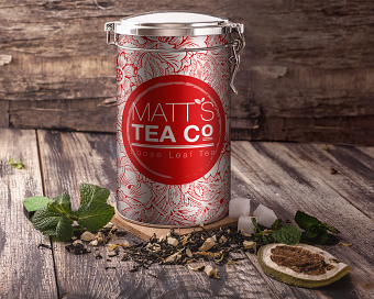 packaging Design for Matt's Tea