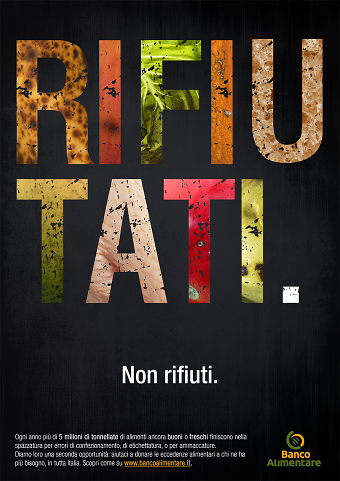 Rifiutati. Campagna per il Banco Alimentare.