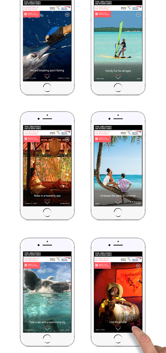 British Airways / The Bahamas website