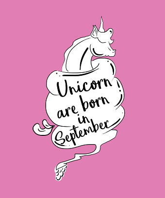 Unicorns are born in September