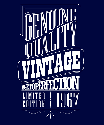 Genuine Vintage Limited edition