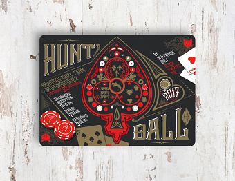 Ball Invitation Illustration
