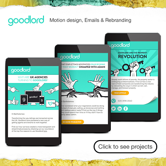 Motion design, Emails & Rebranding for Goodlord