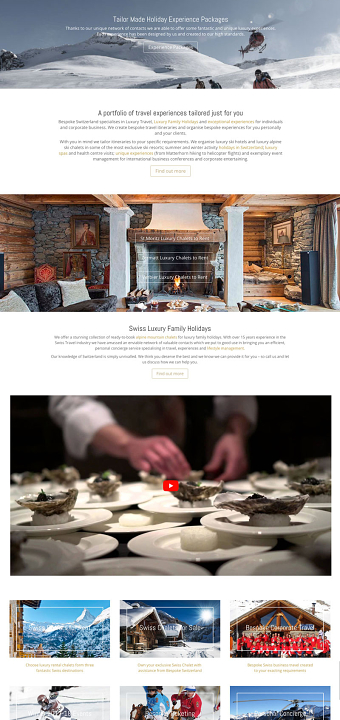 Travel Website Design