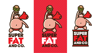 super fat and comp. logo