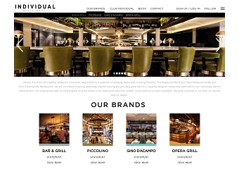 Complete redesign of IR website and brand specific sites
