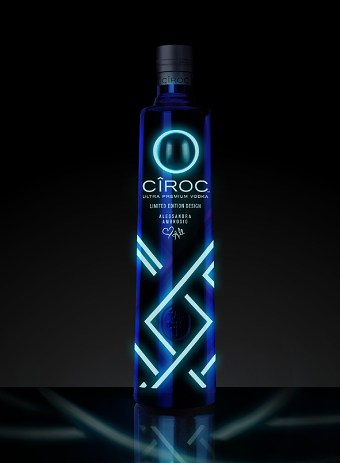 Visualisation of Ciroc Vodka special Edition