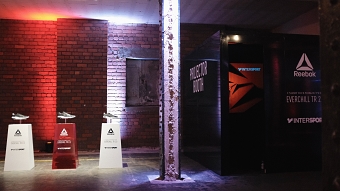 Projector Photo Experience with Reebok