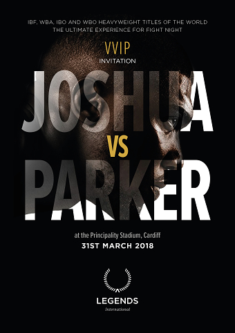 Anthony Joshua vs Joseph Parker invitations