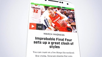 Sports Illustrated website redesign sizzle