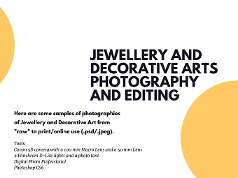 Photography and editing - Jewellery (sample)