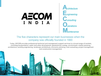 AECOM India Building Engineering Profile