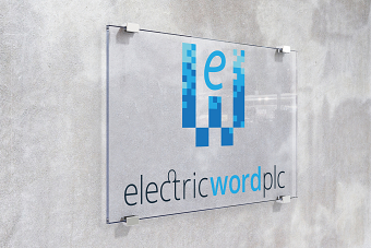 Electric Word corporate branding and logo design