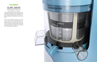Slow Juicer Hurom Concept