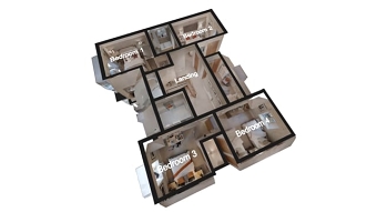 Matterport Tour with 3D Animation
