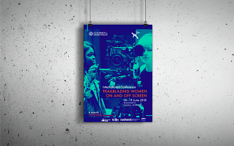 Poster design for Trailblazing Women On and Off Screen 2018