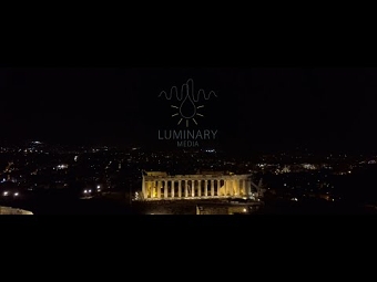 Aerial Night Tour of Acropolis