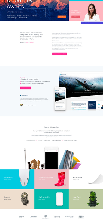 Think Studios website