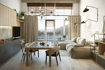 Zen inspired interior