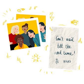GoHappy illustrations