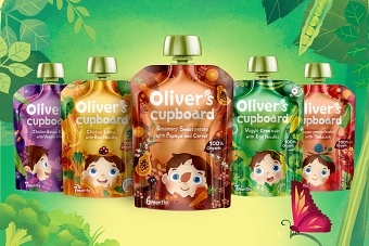 Oliver's Cupboard Baby Food Branding
