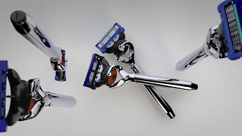 3D animation promotion - P&G Gillette