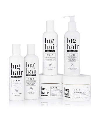 Big Hair - re-brand and packaging design