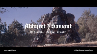 Demoreel 2017- Abhijeet Sawant