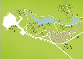Map of the University Campus at Bath Spa