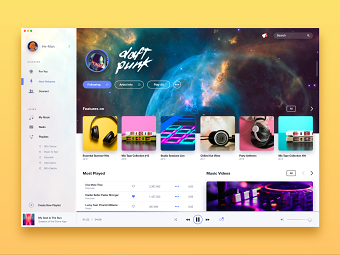 Music Player Design Exploration
