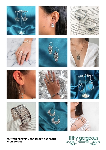 Content creation for Filthy Gorgeous Accessories