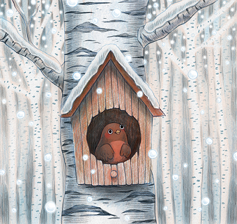 Christmas Card - Robin
