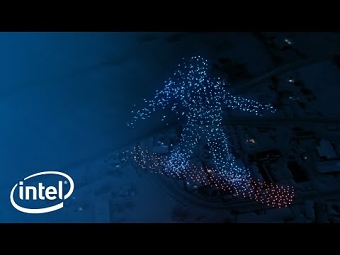 Intel Drone Light Show at the Olympics