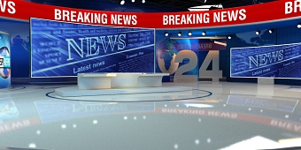 Virtual News Set FOR VIZrt