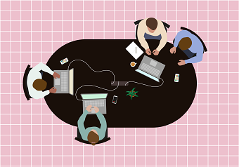 B2B Blog Post Illustration
