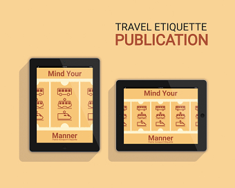 Interactive Digital Publication Tains Travel Transport