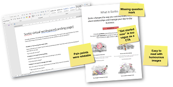 Sortio UX Research/Writing